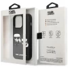 Чехол Karl Lagerfeld Karl & Choupette Iconik 3D для iPhone 14 Pro Black (KLHCP14L3DRKCK)