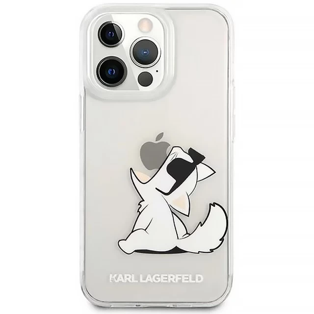 Чехол Karl Lagerfeld Choupette Fun для iPhone 14 Pro Transparent (KLHCP14LCFNRC)