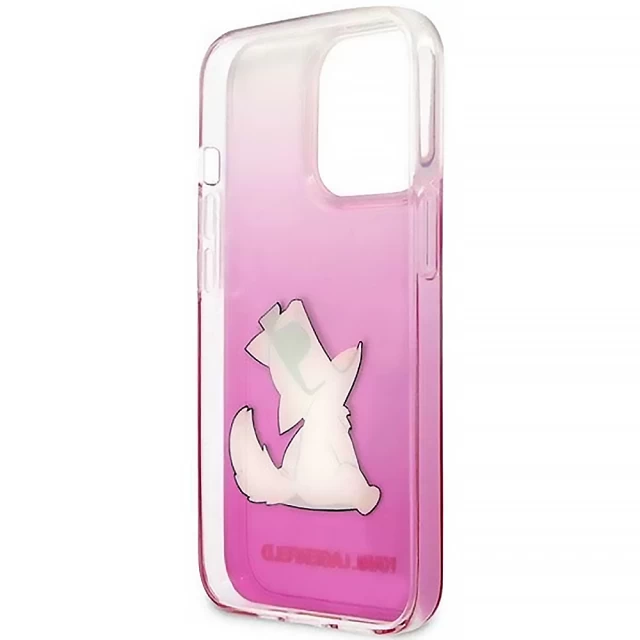 Чехол Karl Lagerfeld Choupette Fun для iPhone 14 Pro Pink (KLHCP14LCFNRCPI)