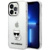 Чехол Karl Lagerfeld Choupette Body для iPhone 14 Pro Transparent (KLHCP14LCTTR)