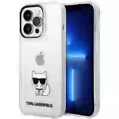 Чохол Karl Lagerfeld Choupette Body для iPhone 14 Pro Transparent (KLHCP14LCTTR)