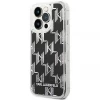 Чохол Karl Lagerfeld Liquid Glitter Monogram для iPhone 14 Pro Black (KLHCP14LLMNMK)