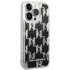 Чехол Karl Lagerfeld Liquid Glitter Monogram для iPhone 14 Pro Black (KLHCP14LLMNMK)