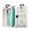 Чохол Karl Lagerfeld Monogram Stripe для iPhone 14 Pro Green (KLHCP14LPGKLSKN)