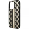 Чехол Karl Lagerfeld Monogram Stripe для iPhone 14 Pro Brown (KLHCP14LPGKLSKW)