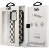 Чехол Karl Lagerfeld Monogram Stripe для iPhone 14 Pro Brown (KLHCP14LPGKLSKW)