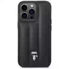 Чехол Karl Lagerfeld Puffy Iconik Pin для iPhone 14 Pro Black (KLHCP14LPSQPK)