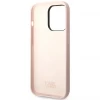 Чохол Karl Lagerfeld Silicone Karl's Head для iPhone 14 Pro Pink (KLHCP14LSLKHLP)