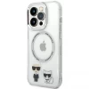 Чехол Karl Lagerfeld Karl & Choupette для iPhone 14 Pro Max Clear with MagSafe (KLHMP14XHKCT)