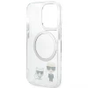 Чехол Karl Lagerfeld Karl & Choupette для iPhone 14 Pro Max Clear with MagSafe (KLHMP14XHKCT)