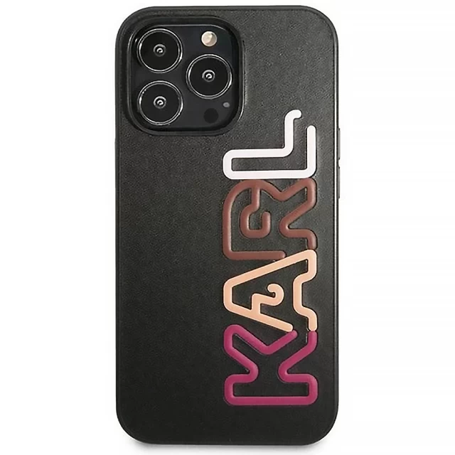 Чохол Karl Lagerfeld Multipink Brand для iPhone 13 Pro Max Black (KLHCP13XPCOBK)