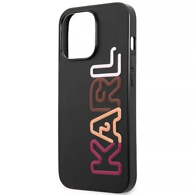 Чохол Karl Lagerfeld Multipink Brand для iPhone 13 Pro Max Black (KLHCP13XPCOBK)