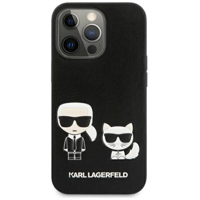 Чохол Karl Lagerfeld Karl & Choupette для iPhone 13 Pro Max Black (KLHCP13XPCUSKCBK)