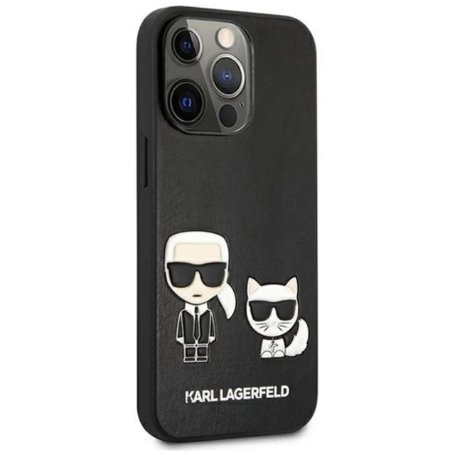 Чохол Karl Lagerfeld Karl & Choupette для iPhone 13 Pro Max Black (KLHCP13XPCUSKCBK)