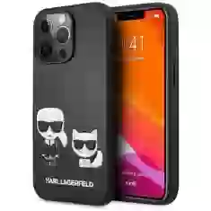 Чехол Karl Lagerfeld Karl & Choupette для iPhone 13 Pro Max Black (KLHCP13XPCUSKCBK)