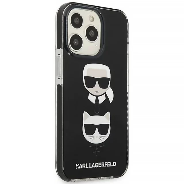 Чохол Karl Lagerfeld Karl & Choupette для iPhone 13 Pro Max Black (KLHCP13XTPE2TK)