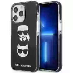 Чехол Karl Lagerfeld Karl & Choupette для iPhone 13 Pro Max Black (KLHCP13XTPE2TK)