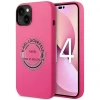 Чехол Karl Lagerfeld Silicone RSG для iPhone 14 Plus Pink (KLHCP14MSRSGRCF)