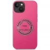 Чохол Karl Lagerfeld Silicone RSG для iPhone 14 Plus Pink (KLHCP14MSRSGRCF)