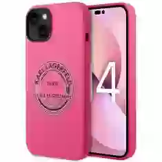 Чехол Karl Lagerfeld Silicone RSG для iPhone 14 Plus Pink (KLHCP14MSRSGRCF)