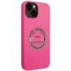 Чохол Karl Lagerfeld Silicone RSG для iPhone 14 Pink (KLHCP14SSRSGRCF)