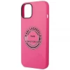 Чехол Karl Lagerfeld Silicone RSG для iPhone 14 Pink (KLHCP14SSRSGRCF)