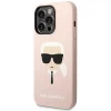 Чохол Karl Lagerfeld Karl's Head для iPhone 14 Pro Max Pink (KLHCP14XSLKHLP)