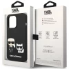Чохол Karl Lagerfeld Liquid Silicone Karl & Choupette для iPhone 14 Pro Black with MagSafe (KLHMP14LSSKCK)