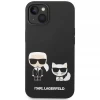 Чехол Karl Lagerfeld Liquid Silicone Karl & Choupette для iPhone 14 Plus Black with MagSafe (KLHMP14MSSKCK)