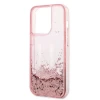 Чохол Karl Lagerfeld Liquid Glitter Big для iPhone 14 Pro Pink (KLHCP14LLBKLCP)