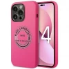 Чехол Karl Lagerfeld Silicone RSG для iPhone 14 Pro Pink (KLHCP14LSRSGRCF)