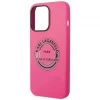 Чехол Karl Lagerfeld Silicone RSG для iPhone 14 Pro Pink (KLHCP14LSRSGRCF)