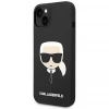 Чохол Karl Lagerfeld Silicone Karl's Head для iPhone 14 Black (KLHCP14SSLKHBK)