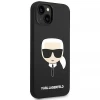 Чохол Karl Lagerfeld Silicone Karl's Head для iPhone 14 Black (KLHCP14SSLKHBK)