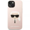 Чохол Karl Lagerfeld Karl's Head для iPhone 14 Pink (KLHCP14SSLKHLP)