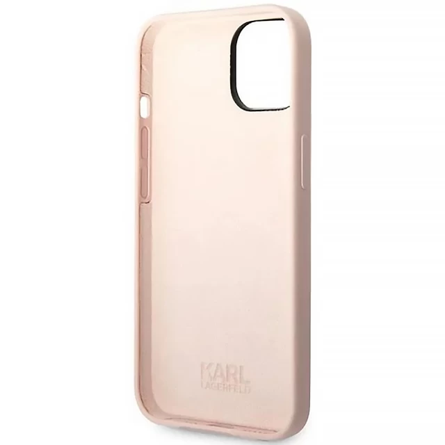 Чохол Karl Lagerfeld Karl's Head для iPhone 14 Pink (KLHCP14SSLKHLP)