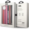 Чохол Karl Lagerfeld Color Stripes Strap для iPhone 14 Pink (KLHCP14SSTSTP)