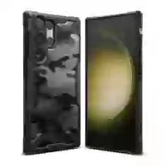 Чохол Ringke Fusion X Design для Samsung Galaxy S23 Ultra (S918) Camo Black (8809919300360)