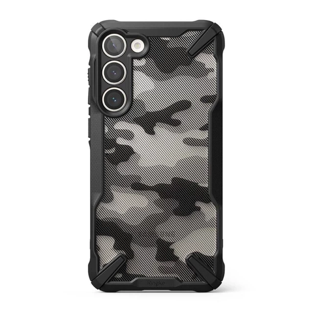 Чохол Ringke Fusion X Design для Samsung Galaxy S23 Plus (S916) Camo Black (8809919300285)