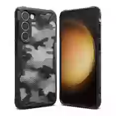 Чехол Ringke Fusion X Design для Samsung Galaxy S23 Plus (S916) Camo Black (8809919300285)