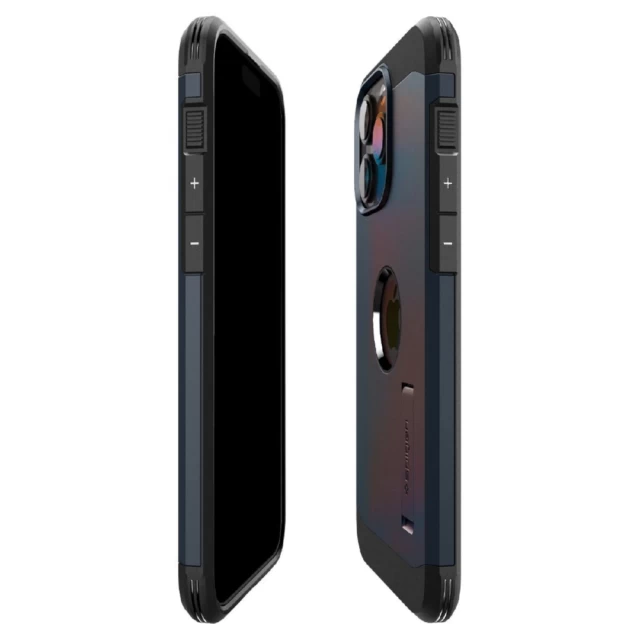 Чехол Spigen Tough Armor для iPhone 15 Pro Metal Slate with MagSafe (ACS06734)