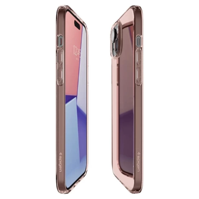 Чохол Spigen Crystal Flex для iPhone 15 Plus Rose Crystal (8809896747677)