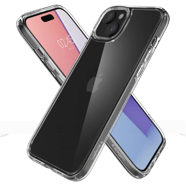 Чехол Spigen Crystal Hybrid для iPhone 15 Plus Crystal Clear (ACS06459)