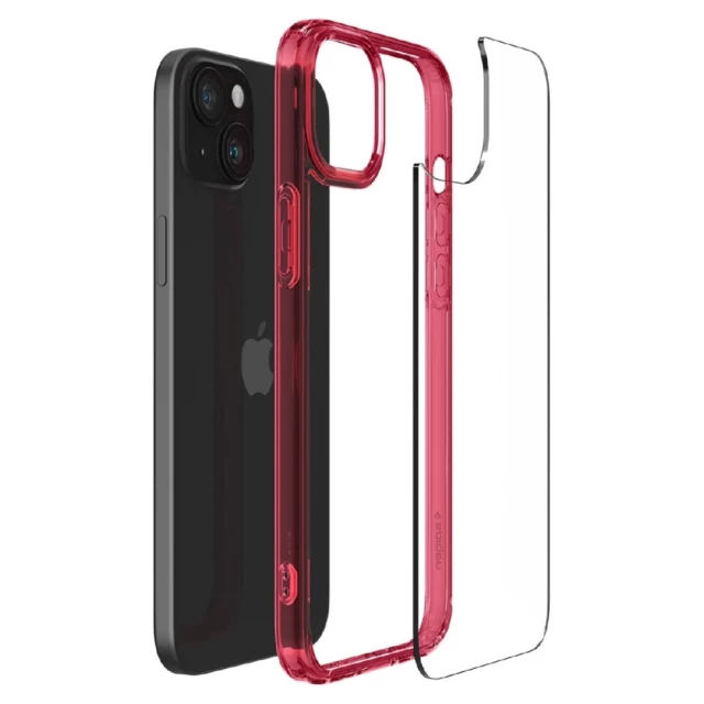 Чехол Spigen Ultra Hybrid для iPhone 15 Plus Red Crystal (8809896749930)