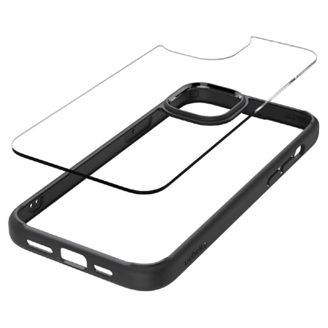 Чехол Spigen Crystal Hybrid для iPhone 15 Plus Matte Black (8809896747714)
