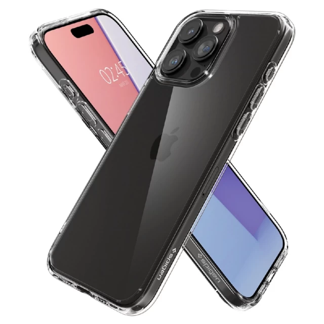 Чехол Spigen Crystal Hybrid для iPhone 15 Pro Max Crystal Clear (ACS06446)