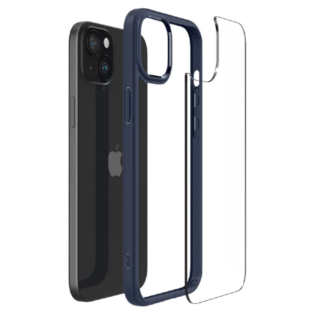 Чехол Spigen Ultra Hybrid для iPhone 15 Navy Blue (ACS06801)