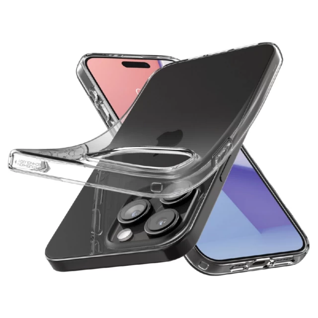 Чохол Spigen Crystal Flex для iPhone 15 Pro Max Crystal Clear (ACS06443)