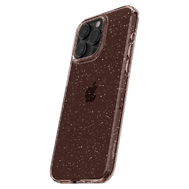 Чохол Spigen Liquid Crystal Glitter для iPhone 15 Pro Rose Quartz (8809896750332)