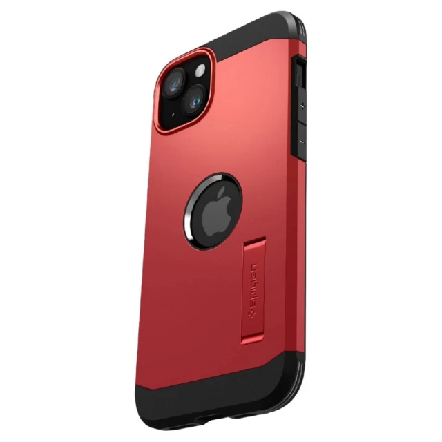 Чохол Spigen Tough Armor для iPhone 15 Red with MagSafe (8809896751353)